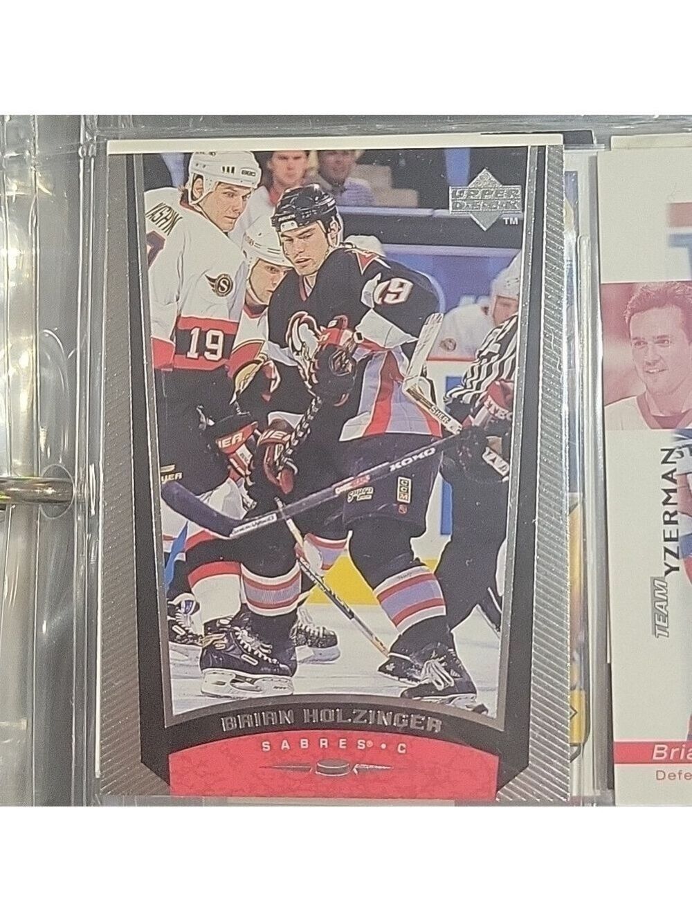 Brian Holzinger Hockey Card